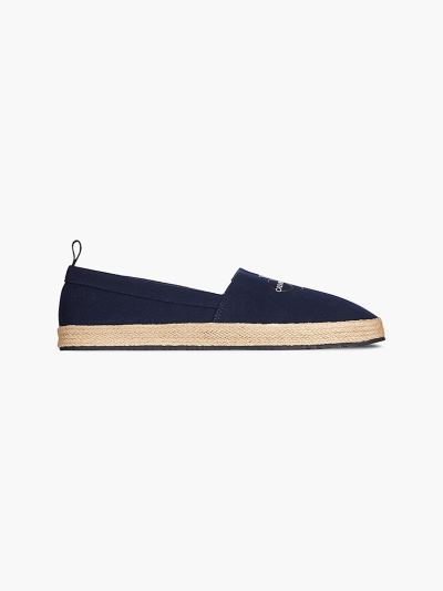 Calvin Klein Cipők HU989157 | Calvin Klein Espadrille Férfi Slip On Cipő Sötétkék